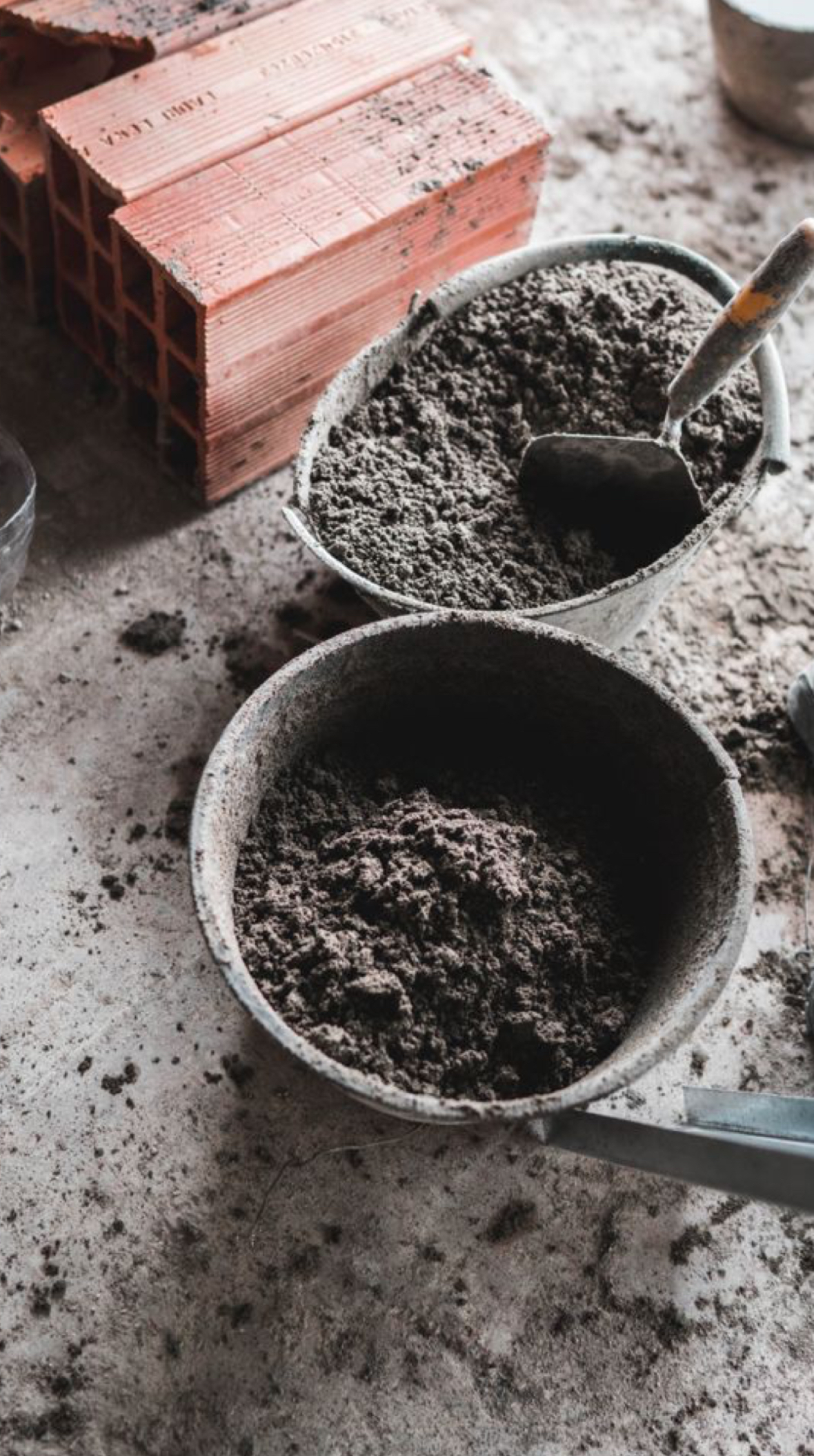 Materiali e malta per opere murarie e demolizioni