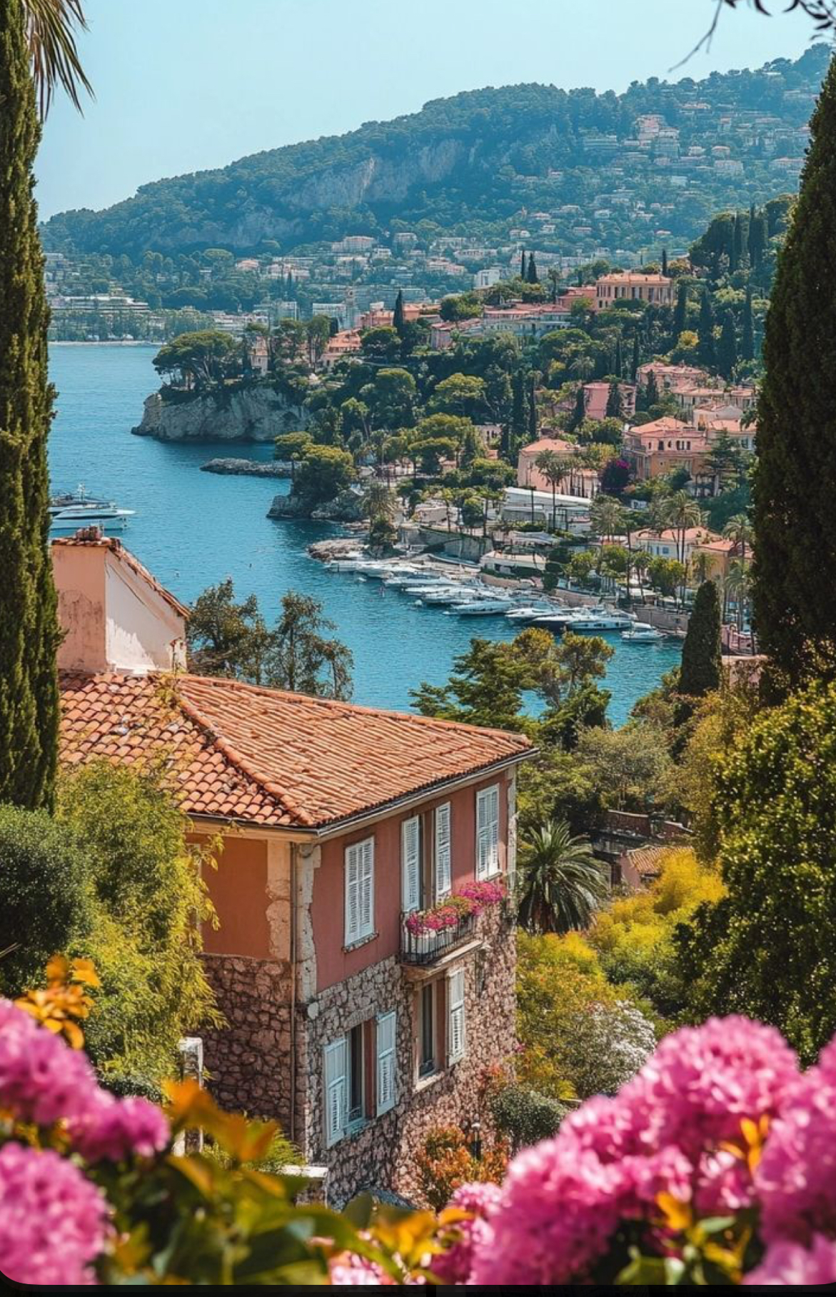 Costa Azzurra e ville sul mare